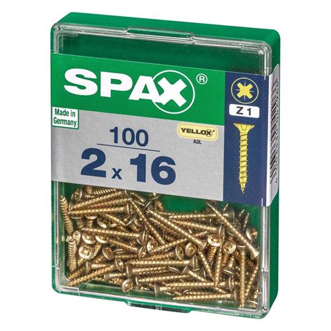 Abc Spax Senkkopf 2x16 100st Abc Spax Kleineisen Online Shop