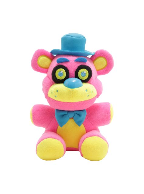 Funko Fnaf Blacklight Freddy Plush Pink Png 2 By Superfredbear734 On