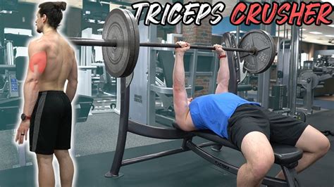 Best Tricep Exercise For Mass Close Grip Tricep Press Youtube