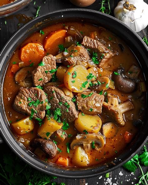 beef mushroom stew cook  love