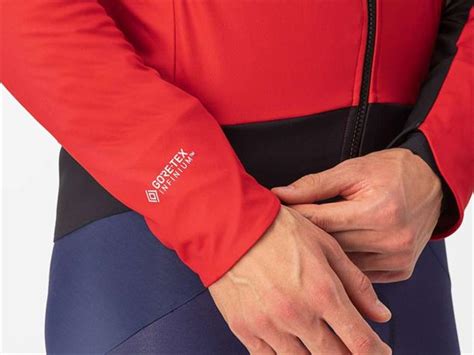 Castelli Alpha Doppio Ros Jacket Jacke Xxl Pompeian Red Black Reflex