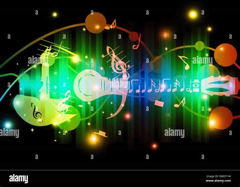 abstract art colorful music background Stock Vector Image & Art - Alamy