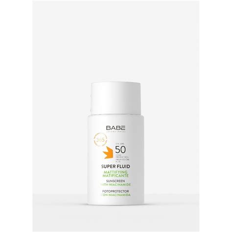BABE SUPER FLUID SUNSCREEN MATTIFYING SPF ML Apotekaonline Rs