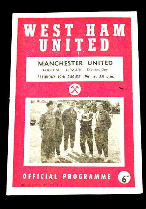 Manchester United 1961 1962 10 Footballs