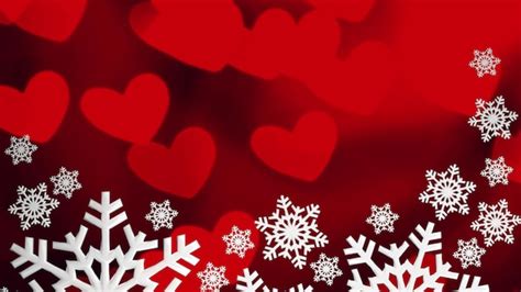 Premium Photo | Love christmas christmas snowflakes background