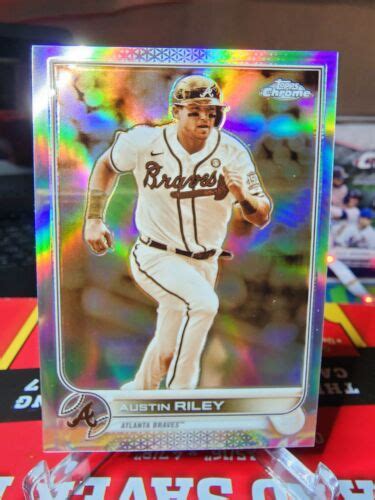 Austin Riley Topps Chrome Sepia Refractor Ebay