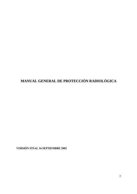 PDF MANUAL GENERAL DE PROTECCIÓN RADIOLÓGICA PDF fileVIGILANCIA Y