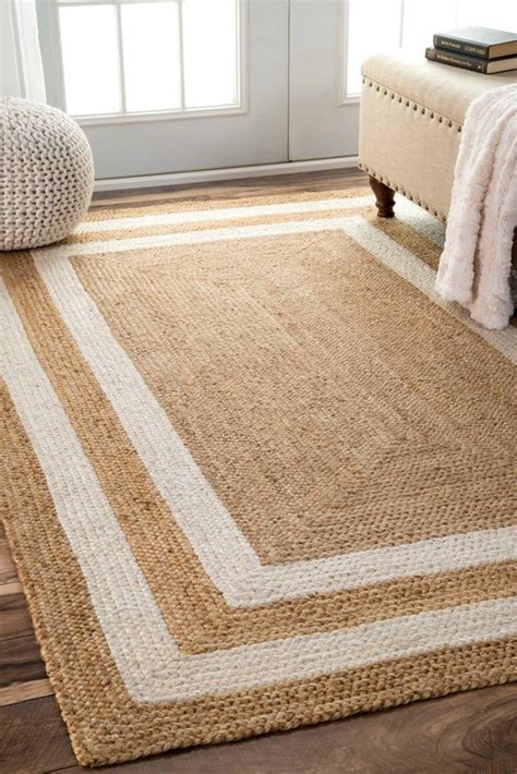 My Favorite Natural Jute And Sisal Rugs White Boarder Wilshire