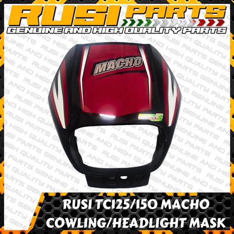 Rusi Tc Macho Cowling Headlight Mask For Tc Macho