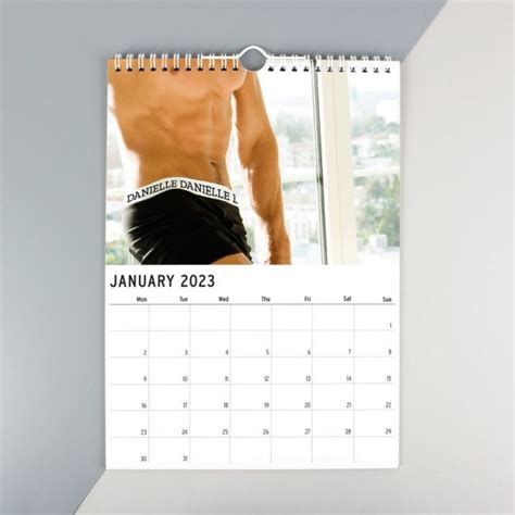 Personalised A Hot Hunks Calendar