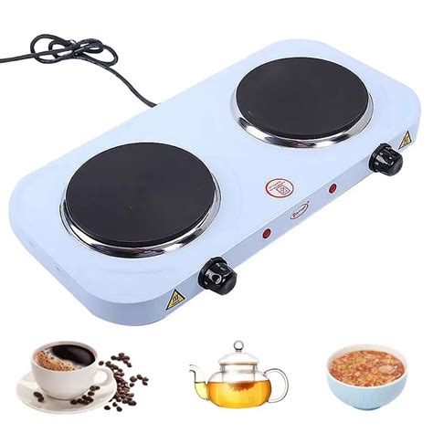 LUVCMFT Dual Burner Electric Hot Plate 2000W Induction Stove 110V Portable Electric Stove