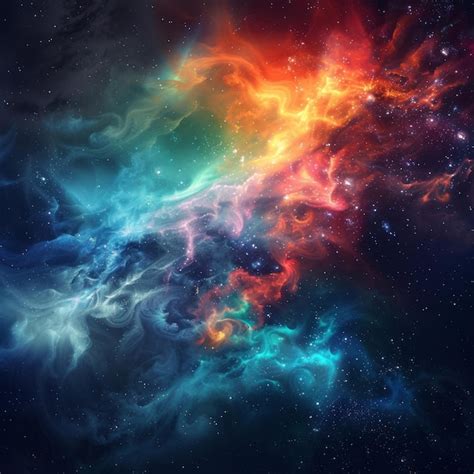 Premium Photo Galaxy Outer Space Colorful Nebula Star Field