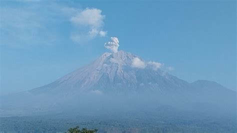 Pvmbg Gunung Semeru Di Jatim Sudah Meletus Kali Sepanjang