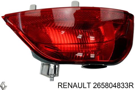 265804833R Renault (RVI) птф задній прав megane iv