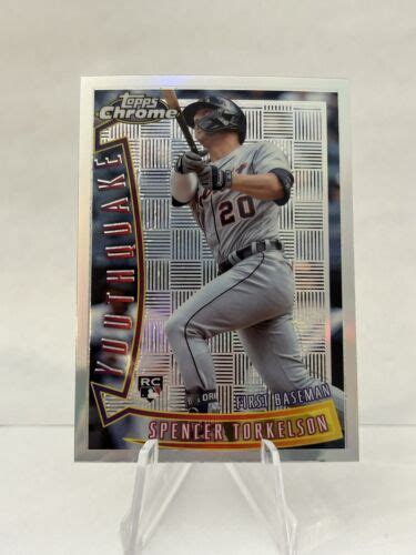 2022 Topps Chrome SONIC SPENCER TORKELSON YOUTHQUAKE TIGERS RC YQ 3 EBay