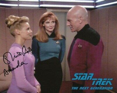 Star Trek: The Next Generation Olivia d'Abo as Amanda AUTOGRAPH 8x10 ...