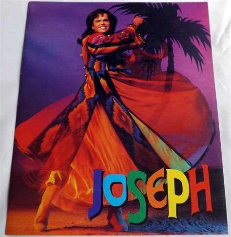 Joseph Amazing Technicolor Dreamcoat Program Donny Osmond Vintage 1992 ...