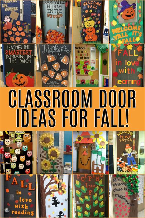 20 Easy Fall Classroom Door Ideas Today S Creative Ideas