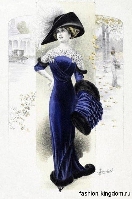 Мода 1910 годов - история женской одежды