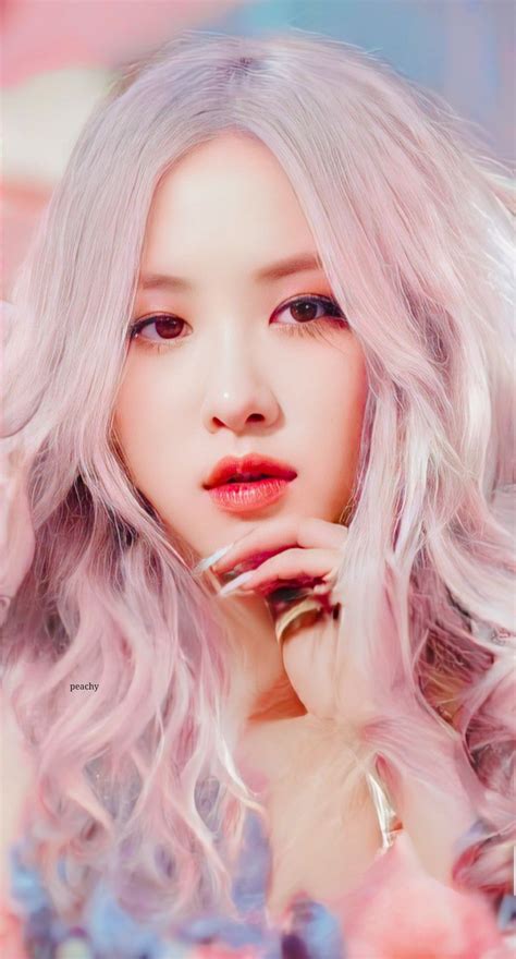 Rose 로제 ♡ Blackpink Pembe Saç Güzellik Kraliçesi Güzellik