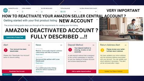 How To Reactivate Amazon Seller Central Deactivated Account