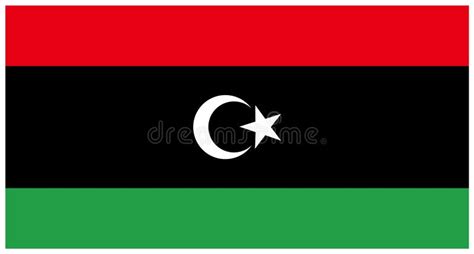 Libya Flag - Banner, Africa, Country Stock Vector - Illustration of ...