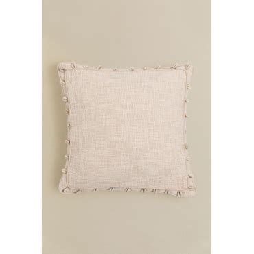 Square Cotton Cushion Agibe X Cm Sklum