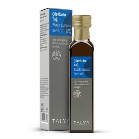 Talya Bitkisel Black Cumin Seed Oil 250 Ml Turkorganics