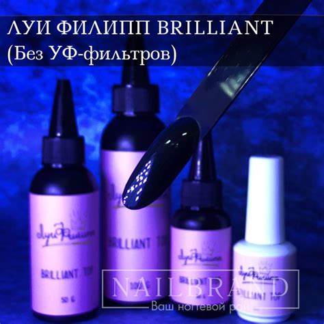 Подборка топов с УФ и без УФ фильтров – «Nailbrand»
