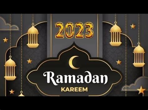 Je Vous Souhaite Un Bon Mois De Ramadan Incha Allah YouTube