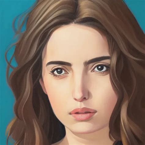 A Portrait Of Ana De Armas Painted By Phil Noto Stable Diffusion