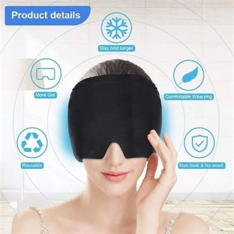 Gel Rectangular Migraine Headache Relief Cap Hot Cold Therapy Hat At Rs 260 Piece In Surat