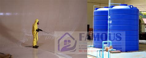 WATER TANK CLEANING SERVICE DM Approved FAMOUS CLEANING