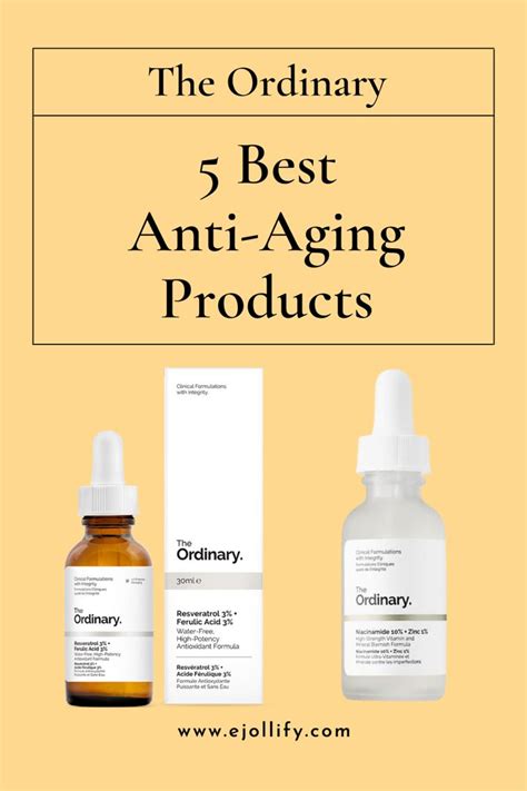 The Ordinary For Anti Aging The Best Products The Ordinary Anti