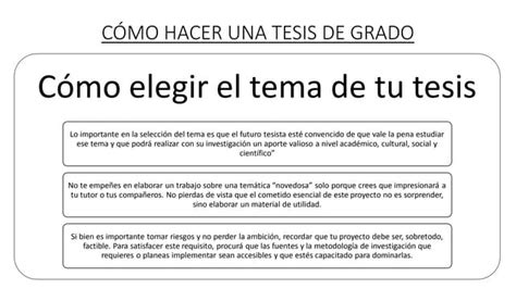 CÓmo Hacer Una Tesis De Gradopdf Descarga Gratuita