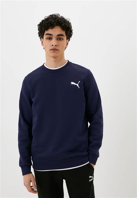 Свитшот PUMA ESS Small Logo Crew FL, цвет: синий, RTLACD382301 — купить ...