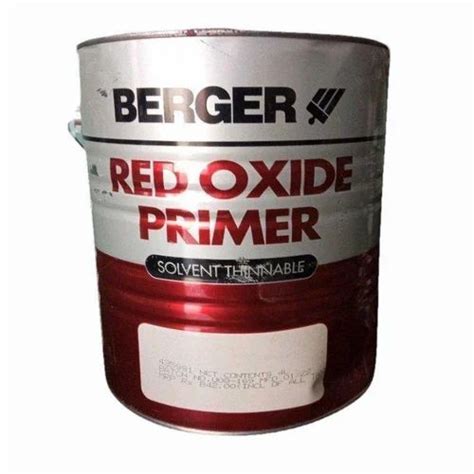 Solvent Berger Red Oxide Primer Metal 1 Litre At 160 Litre In