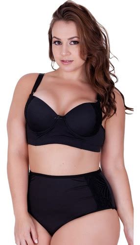 Kit 5 Conjunto Lingerie Plus Size Sutiã E Calcinha Reforçado Parcelamento sem juros