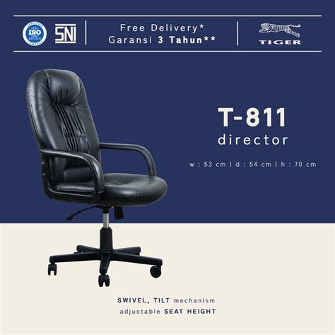 jual   direktur tiger kursi kantor ergonomis shopee indonesia