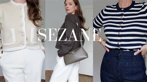 SEZANE HAUL TRY ON 2024 Timeless Pieces For A Capsule Wardrobe