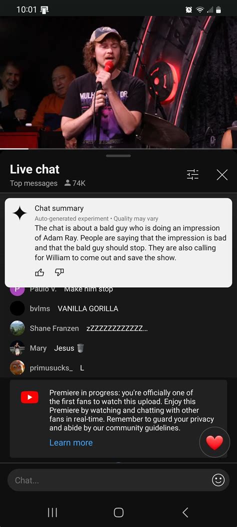 The Ai Summary On The Youtube Chat Has Dying Laughing R Killtony