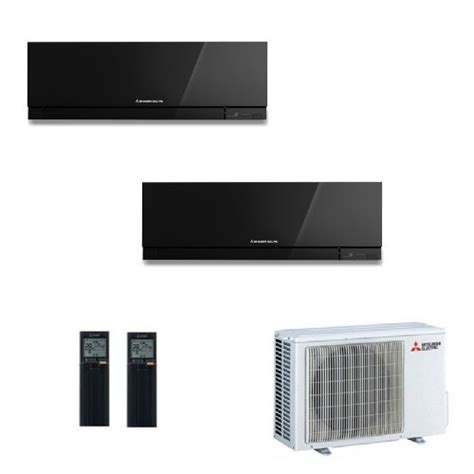 Klimaanlagen Mitsubishi Duo Split 7 12 Btu Schwarz MXZ 2F42VF4