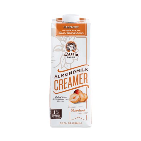 Califia Farms Almond Milk Creamer Hazelnut Thrive Market