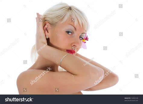 Portrait Nude Blonde Blue Eyes On Stock Photo 14393149 Shutterstock