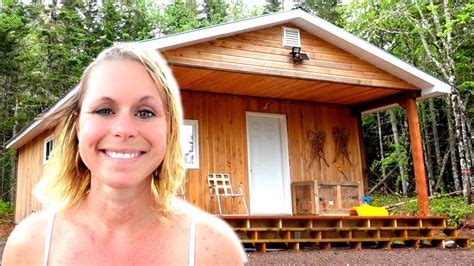 Building Off Grid Cabin In The Canadian Wilderness Feature Wall Garden Tilling Diy Youtube