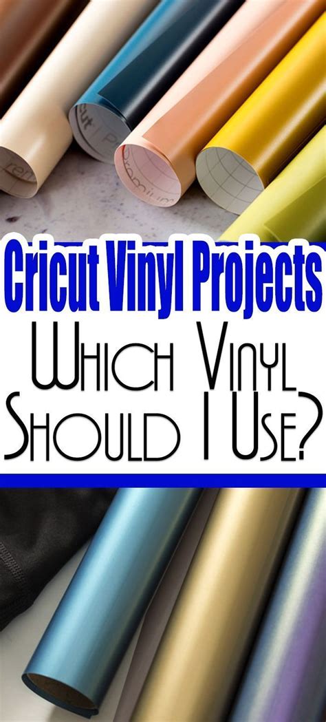 Beginners Guide 3 Main Types Of Vinyl For Cricut Cricut Projects