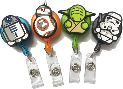 Amazon Hqq Charms Pcs Retractable Badge Holder Hero Badge Holder