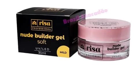 Gel Risa Nude Builder Soft Ml Brinde Gratis Unha Fibra Parcelamento Sem Juros