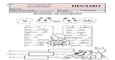 Colegiodinamo Files Wordpress Web ViewAtividade De Ortografia 2