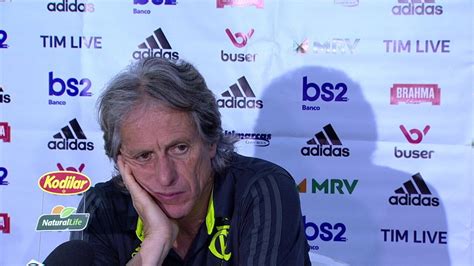 Vídeo Confira a coletiva de Jorge Jesus após o empate do Flamengo para